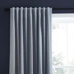 Chambray Microfibre Tab Top Curtains