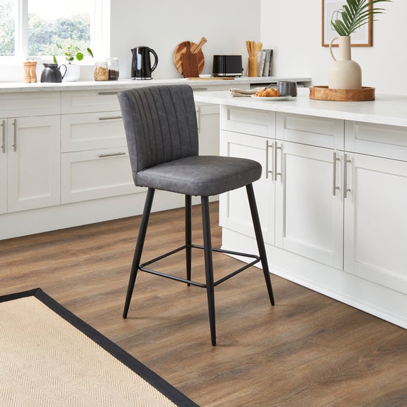 Taylor Counter Height Bar Stool, Faux Leather - image 1