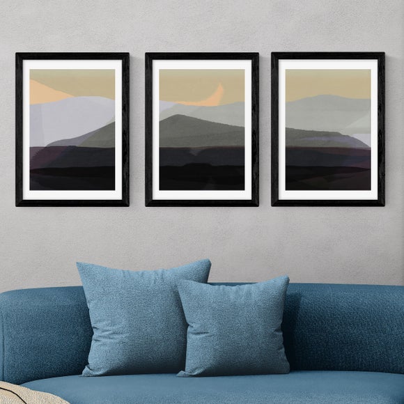 East End Prints Set of 3 Golden Hills Prints - image 1