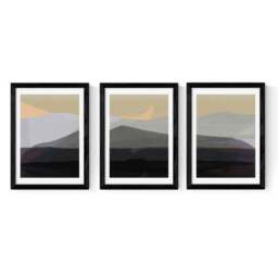 East End Prints Set of 3 Golden Hills Prints - thumbnail 2