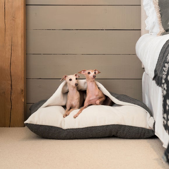 Lords and Labradors Boucle Sleepy Burrow Dog Bed - image 1