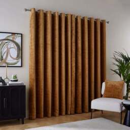 Cashton Chenille Heavyweight Eyelet Curtains - thumbnail 4