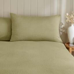 Larken Seersucker Standard Pillowcase Pair - thumbnail 1