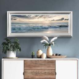 Soft Tides Framed Print - thumbnail 1