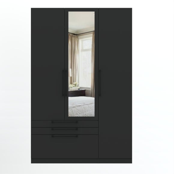 Foster Triple 3 Drawer Wardrobe - image 1