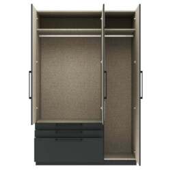 Foster Triple 3 Drawer Wardrobe - thumbnail 3