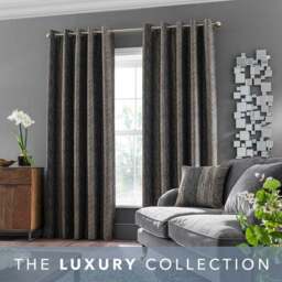 Alexandria Stripe Eyelet Curtains - thumbnail 2