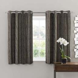Alexandria Stripe Eyelet Curtains - thumbnail 5