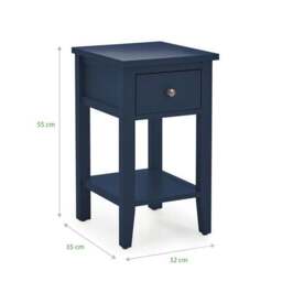 Lynton 1 Drawer Small Bedside Table - thumbnail 4