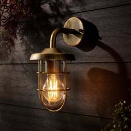 Barker Industrial Outdoor Wall Light - thumbnail 2
