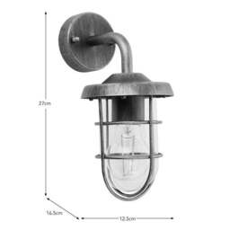 Barker Industrial Outdoor Wall Light - thumbnail 6