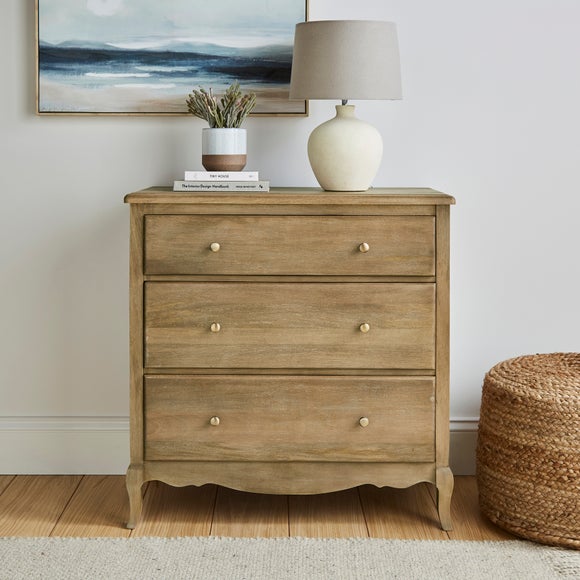 Giselle 3 Drawer Chest, Mango Wood - image 1