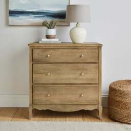 Giselle 3 Drawer Chest, Mango Wood - thumbnail 1