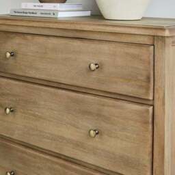 Giselle 3 Drawer Chest, Mango Wood - thumbnail 4