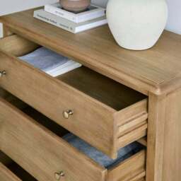 Giselle 3 Drawer Chest, Mango Wood - thumbnail 3