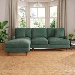 Beatrice II Blended Chenille Corner Storage Sofa Bed - thumbnail 2