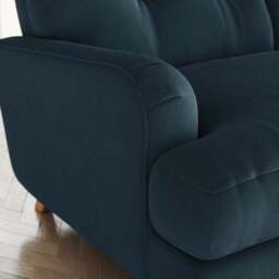 Martha Matte Plush Velvet Corner Chaise Sofa - thumbnail 5