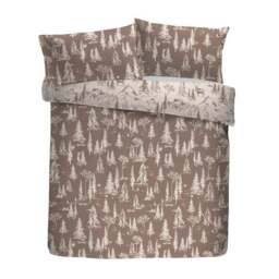 Dreams & Drapes Alpine Stag 100% Cotton Duvet Cover & Pillowcase Set - thumbnail 4