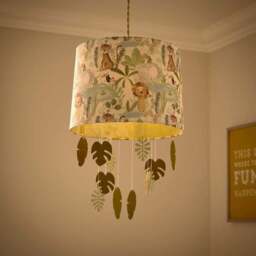 Dunelm Jungle Lamp Shade For Nursery Jungle Friends Mobile Lamp
