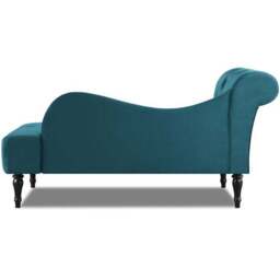 Wisteria Velvet Chaise Lounge - thumbnail 6