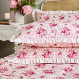 Dorma Archive Rosewood 100% Cotton Duvet Cover & Pillowcase Set - thumbnail 4