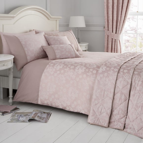 Serene Blossom Blush Duvet Cover and Pillowcase Set - image 1