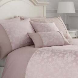 Serene Blossom Blush Duvet Cover and Pillowcase Set - thumbnail 2