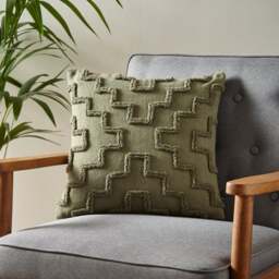 Loop Tufted Geometric Cushion Cover by Dunelm - Main Image