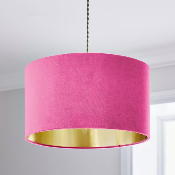 Nesa Velvet Drum Lamp Shade - image 1