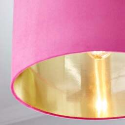 Nesa Velvet Drum Lamp Shade - thumbnail 4