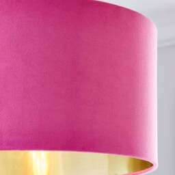 Nesa Velvet Drum Lamp Shade - thumbnail 3