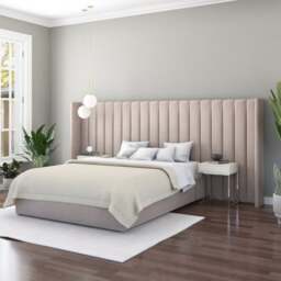 Grandeur Saxon Twill Headboard - thumbnail 1