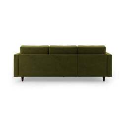 Zoe Velvet Corner Chaise - thumbnail 5