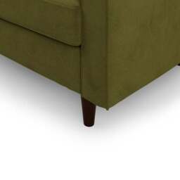 Zoe Velvet Corner Chaise - thumbnail 6