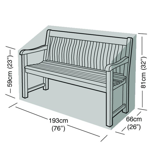 3-4 Seater Garden Bench Super Tough Cover - image 1