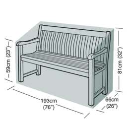 3-4 Seater Garden Bench Super Tough Cover - thumbnail 1