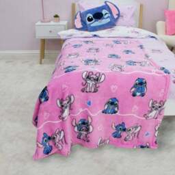 Disney Lilo & Stitch Chill Fleece 100cm x 150cm Blanket - thumbnail 2