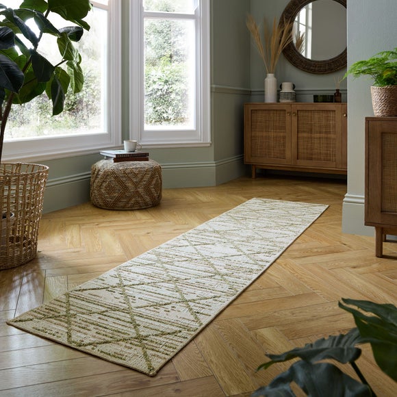 Edited Life Diamond Tuft Textured Washable Runner - image 1