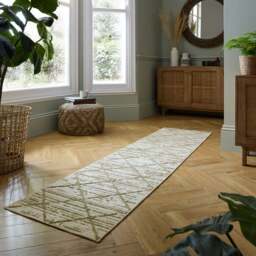 Edited Life Diamond Tuft Textured Washable Runner - thumbnail 1