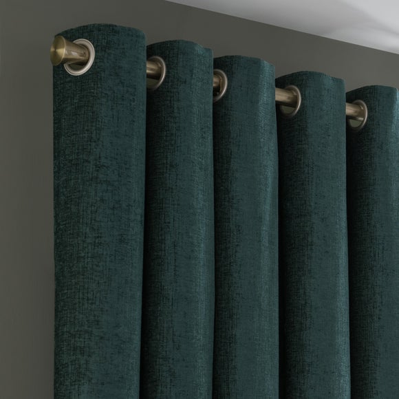 Chenille Eyelet Curtains (Blackout Available) - image 1
