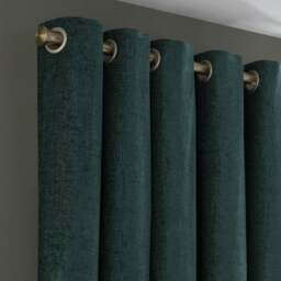 Chenille Eyelet Curtains (Blackout Available) - thumbnail 1