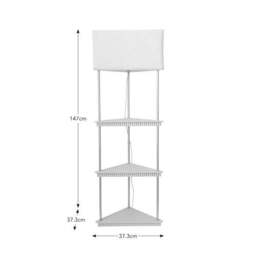 Georgi Shelved Corner Floor Lamp - thumbnail 6
