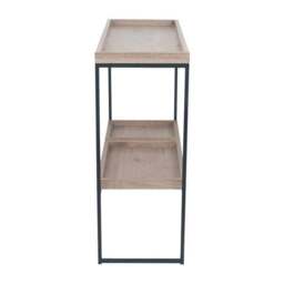 Pacific Gallery Lam Console Table, Light Wood Effect - thumbnail 4