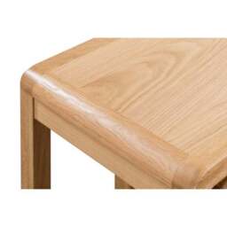 Curve Nest Of Tables, Oak - thumbnail 4