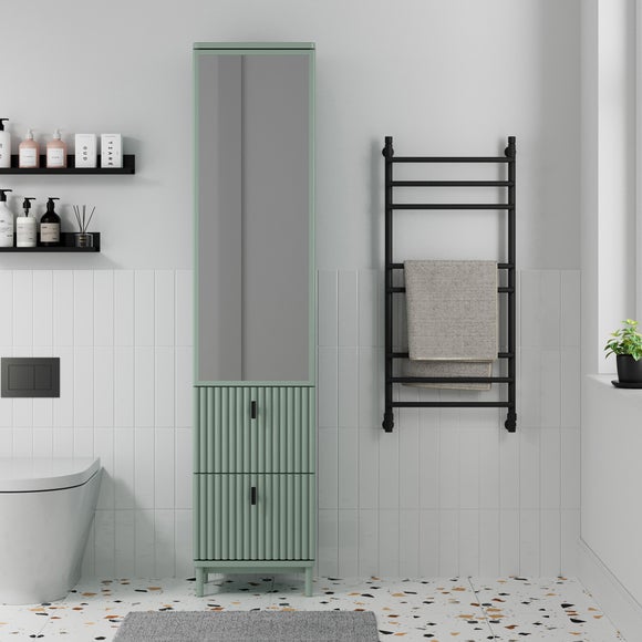 Elsie Tallboy Mirrored Bathroom Storage Unit - image 1