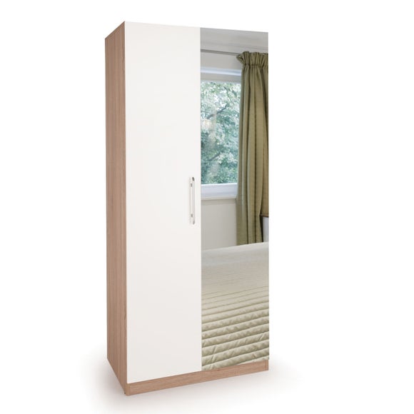 Hydge Double Wardrobe, White - image 1