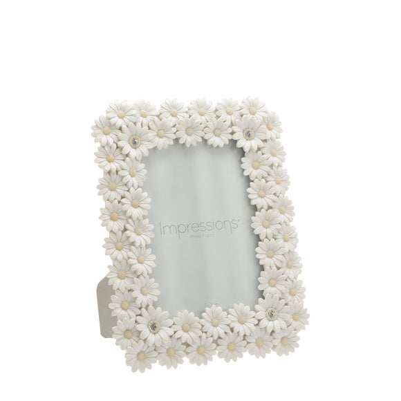 Impressions White Daisy Photo Frame - image 1
