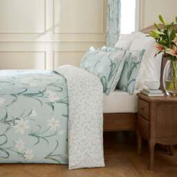 Dorma Wildmere 300 Thread Count 100% Cotton Sateen Duvet Cover & Pillowcase Set - thumbnail 3