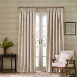 Morris & Co. Marigold Jacquard Pencil Pleat Curtains - thumbnail 2