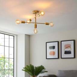 Vogue Ryker 5 Light Semi Flush Ceiling Light - thumbnail 3